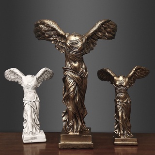 NEYLEND European Victory Goddess Figures Resin Crafts Retro Abstract Sculpture Goddess Statues Home