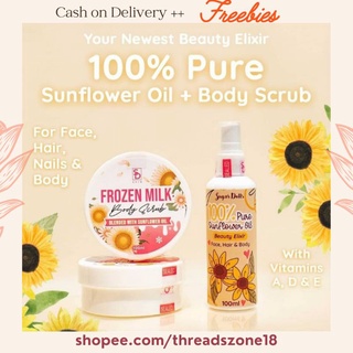 Sun Flower Oil and Sun Flower Scrub Beauty Elixir