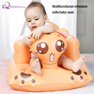 #Baby Mobile# Children Baby Inflatable Sofa Chair Seat Dining Bathroom Learn Sitting Portable Seat
