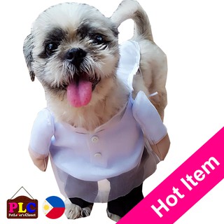 FORMAL BARONG TAGALOG Pet Dog Cat Clothes Filipino Costume