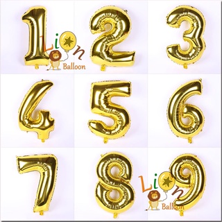 32inch Number Balloon Gold/Rose Gold(0-9) Party Decoration Big Size Balloon Shape Foil Balloon (2)