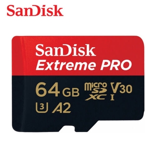 Sandisk A2 Extreme PRO 64GB V30 micro SD XC UHS-I U3 Card 170MB/s with Adapter