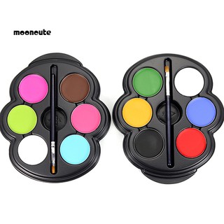 MNCT_Face Body Paint Drawing Pigment Safety DIY Palette Halloween Party Makeup Gift