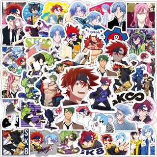 [50PCS Ready Stock]Anime SK8 the Infinity Stickers Cute Waterproof Stickers For Skateboarding Guitar Laptop Computers Mobile Phone Trunk
