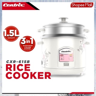 【Available】Centrix CXR-615B 1.5 L 3-in-1 Rice Cooker, Warmer and St