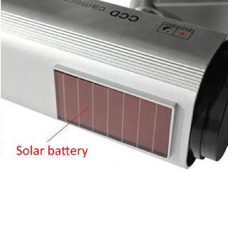 XII Solar Power LED CCTV Camera Fake Security Camera Outdoor Dummy Surveillance