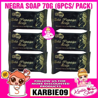 Orig Trending Negra Ultima Gluta Papaya Soap (6pcs per pack) 70grams each