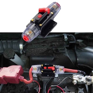 12V-24V Car Truck Circuit Breaker Auto Self-recovery Insurance Bladder Compound Circuit Breaker Amplifier Auto Reset Fuse Holder Switch