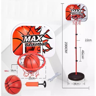 Height Adjustable Portable Basketball for Kids JqpU