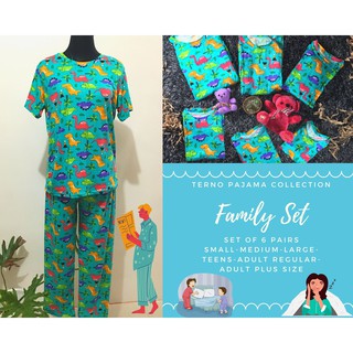 TERNO PAJAMA FAMILY SET (6 PAIRS) FOR Php799 only COD and Wholesale Available