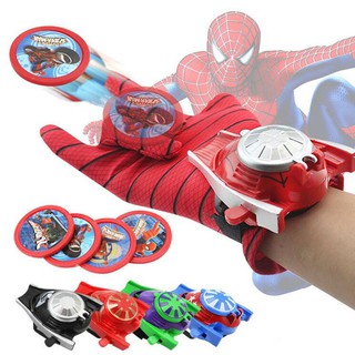 Kids Boys Spiderman Ironman Batman Launcher Gloves Children Toys