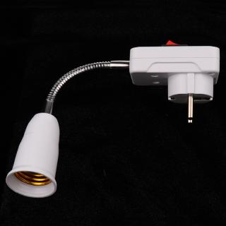 [HOMYL1] E27 Socket Light Bulb Socket Adaptor Converter Lamp Holder Base-EU Plug