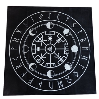 49 Cm Tarot Tablecloth Mysterious Prints Anti-fouling Pagan Altar Cover Divination Blanket Pentagram