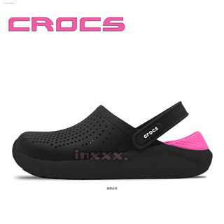 New products◙crocs 2020 new 4 colour hole shoes LiteRide men and women casual non-slip flat bottom F