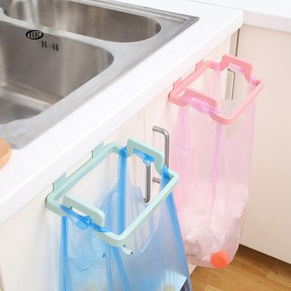 《BK 》Kitchen Cabinet Door Back Garbage Trash Bag Towel Hanging Holder Rack Organizer (1)