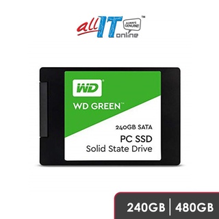 K:-D Western Digital WD Green 2.5" SATA III SSD ( 240GB / 480GB ) WDS240G2G0A WDS480G2G0A