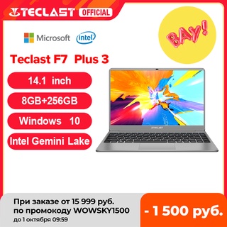 ♀☒Teclast F7 Plus 3 Laptop 14.1" 1920 x 1080 8GB RAM 256GB SSD Intel Gemini Lake N4120 Windows 10 Du