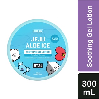 Fresh with BT21 Jeju Aloe Ice Soothing Gel Lotion 300ml