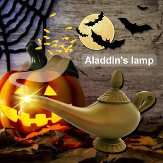 【BBQ.WSJ】Plastic Aladdin Magic Genie Lamp Fancy Dress Cosplay Props Halloween Decoration