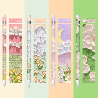 【Ready Stock】✗✆◎Apple Pencil 1 Sleeve Pasting Ultra-thin Amazing Pattern Printed Covering for Apple