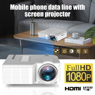 UNIC Projector support mobile phone data line with screen projector video projector 1080P (1)