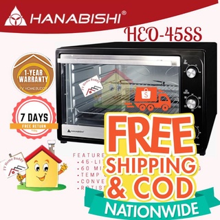 Hanabishi 45L Electric Convection Oven HEO45SS Certified Genuine HEO-45SS *