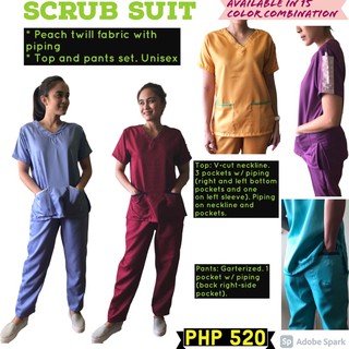 Scrub suit Unisex (top & pants set)