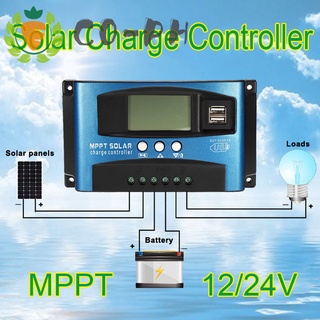 40A-100A MPPT Solar Panel Regulator Charge Controller 12V/24V Auto Focus Tracking Device