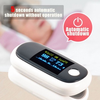 In stock◘﹊PCF* Rechargeable USB Finger Clip Fingertip Pulse Oximeter Blood Oxygen Saturation Heart R