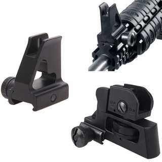 Metal High Profile Detachable Front Sight and Dual Apertures A2 Rear Sight (1)