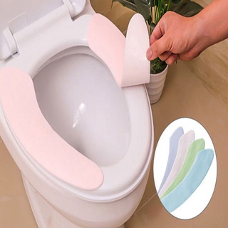 Four Seasons universal toilet seat home washable toilet seat cover cute cartoon adhesive waterproof toilet pad
