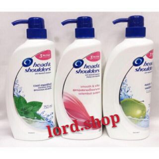 Head&shoulder shampoo 750ml