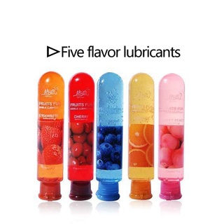 Frdddut 80ML Fruit lubricant condom lube sex for men anal water based gel edible Sex Lube (4)