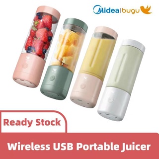 ∋【Ready Stock】Midea/Bugu portable fruit juicer mixer mini electric ice crusher blender