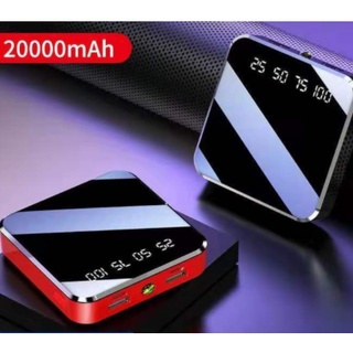 SDY 20000mAh Portable Mini Power Bank Mirror Screen Digital