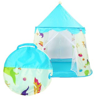 Kids Children Foldable Play Tent Cartoon Dinosaur Castle Play Tent Outdoor Indoor Play Tent for Kids (2)