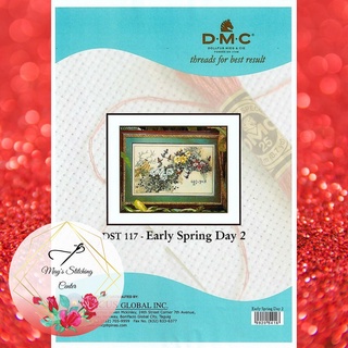 DMC Early Spring Day 2 B&W Cross Stitch Pattern