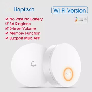ORIGINAL Youpin Linptech Self Powered Wireless Doorbell Self-generating Electricity WIFI VERSION (1)