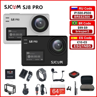 SJCAM SJ8 Pro Action Camera 4K 60FPS WiFi Remote Helmet Camera 4K@60FPS Ultra HD Extreme Waterproof