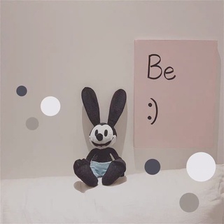 ✁Japanese cute Oswald lucky rabbit doll plush toy cute Mickey bag pendant doll doll girl