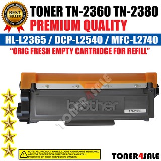 Toner TN2360 TN2380 Empty Cartridge for DCP L2540 L2540dw L2365 L2700 L2740