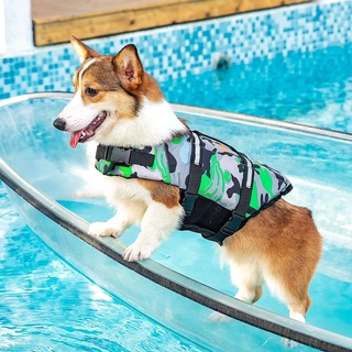 Pet Dog Life Jacket Float Preserver Vest Clothes Swimwear Pets Swimming Suit Summer Breathable Comfortable For Pet Puppy Dog Cat