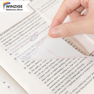 Winzige Transparent Sticky Notes 50Sheets Clear Sticky Note Memopad School Supplies Student Cute Stationery (1)