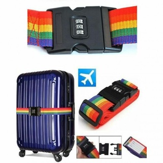 Ulife Travel luggage adjustable strap buckle safe belt number lock Adjustable Bag Strap / Luggage Be