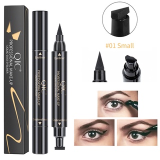 1PC Double Head Waterproof Eyeliner Pen Cat Eye Winged Eye Eyeliner Cosmetic Seal Stamp Wings Eye Beauty Kit