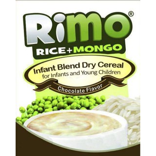RiMo Choco Rice+Mongo Instant Blend Baby Food 100g for 6-23months with Iron & Zinc