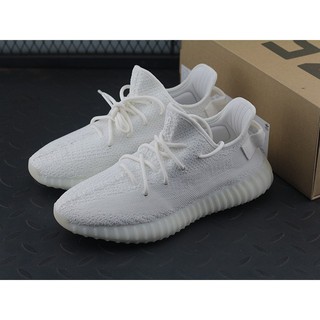adidas running shoes Adidas Yeezy 350V2 All White Real Boost Basf (1)