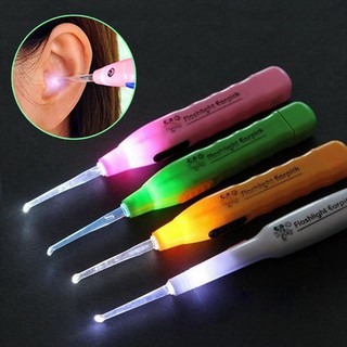 LED Earpick Earwax Ear Scoop Light Earpick Cleaning Hygiene Kit Ear Cleaning Device