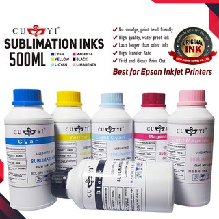 CUYI SUBLIMATION INK 500 ML 4 colors