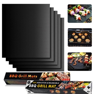 Reusable BBQ Grill Non-stick Mat Baking Mat Kitchen Tools Teflon Cooking Grilling Sheet Outdoor Heat Resistance Easily Cleaned